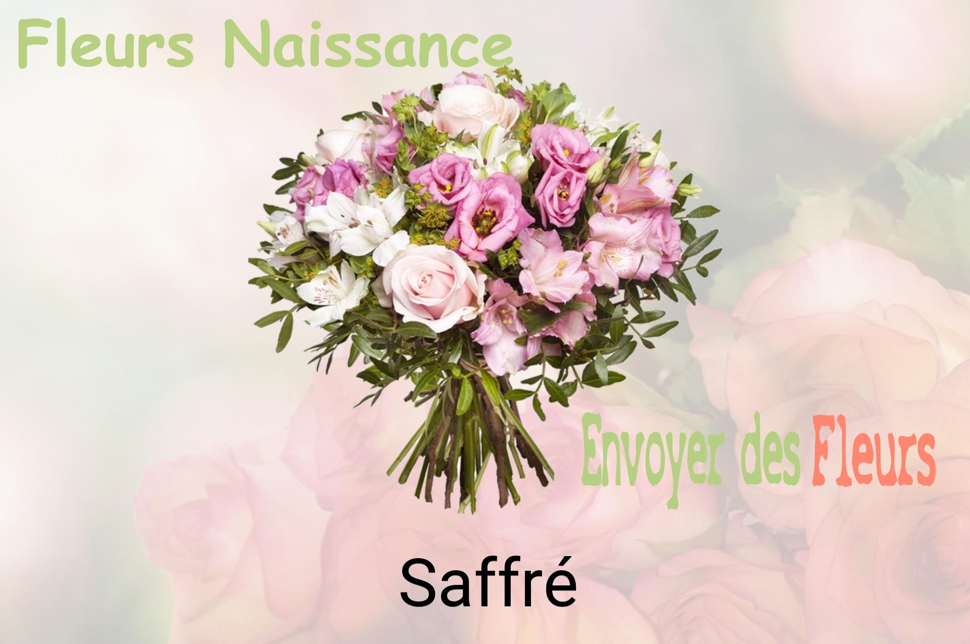 Bouquet de fleurs de naissance livré à Saffré